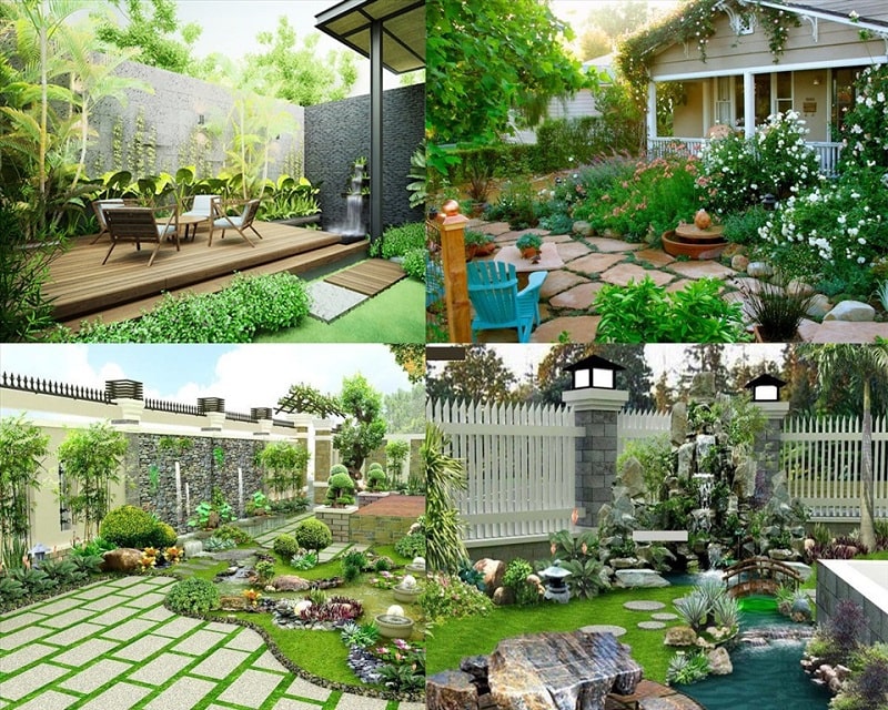 thi cong san vuon 3 - Tại sao nên sử dụng dịch vụ chăm sóc cây cảnh, sân vườn?